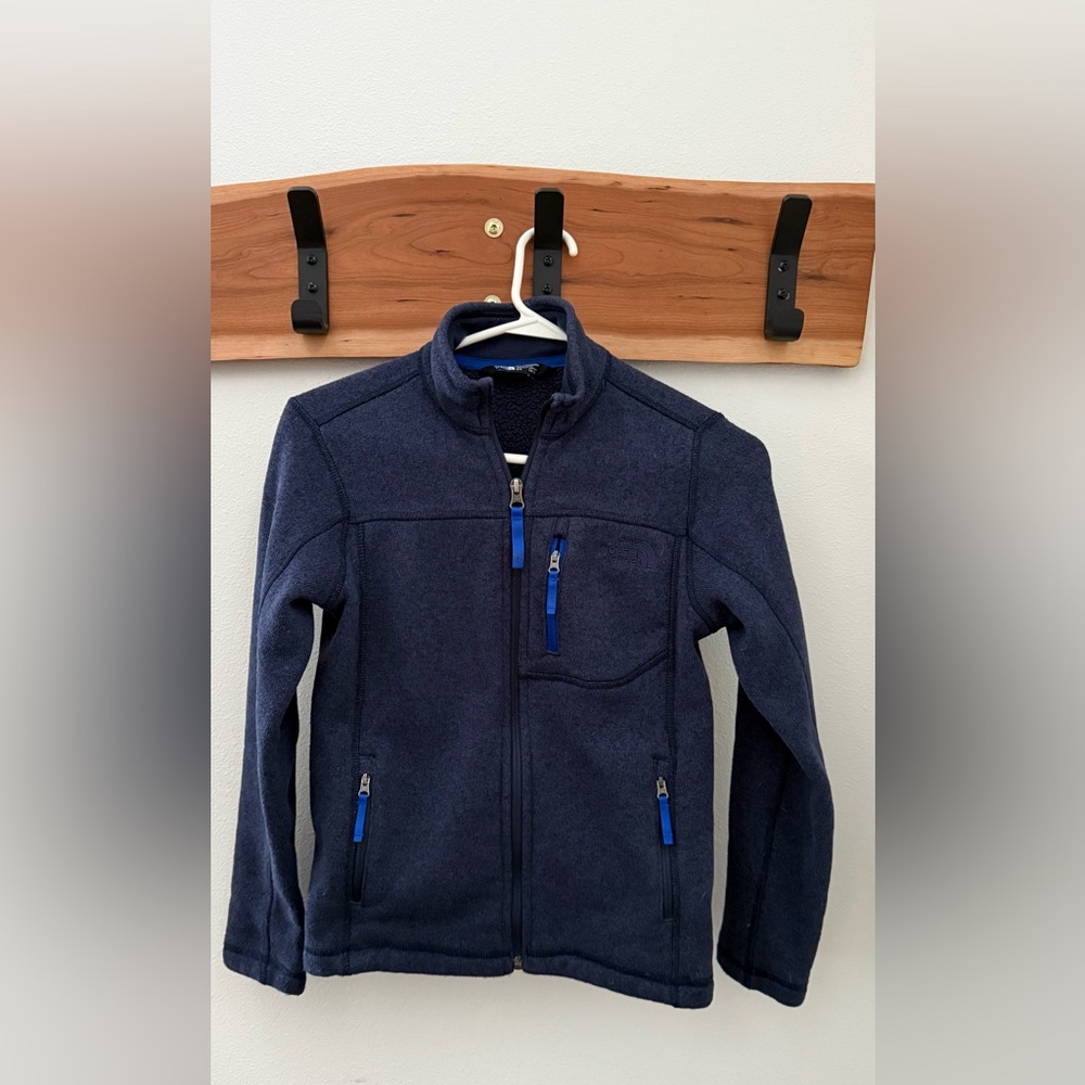North Face Youth Medium 10/12 Gordon-Lyons Full Zip Fleece Jacket